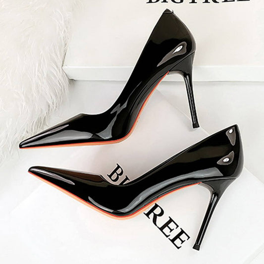 FASHION SOLID COLOR SHALLOW POINTED HIGH HEELS_CWSHH0047