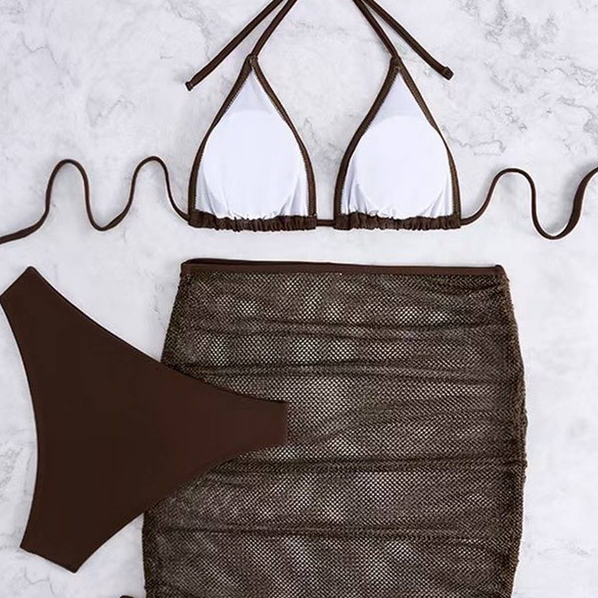 SUMMER SLIM SEXY BIKINI THREE PIECE SWIMSUIT_CWMW0723