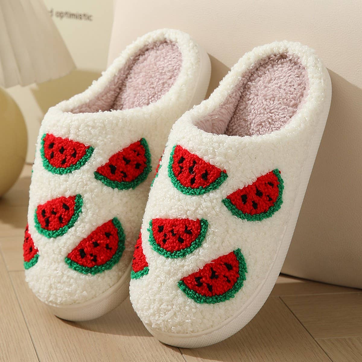 CUTE CARTOON FRUIT PREPPY SLIPPERS