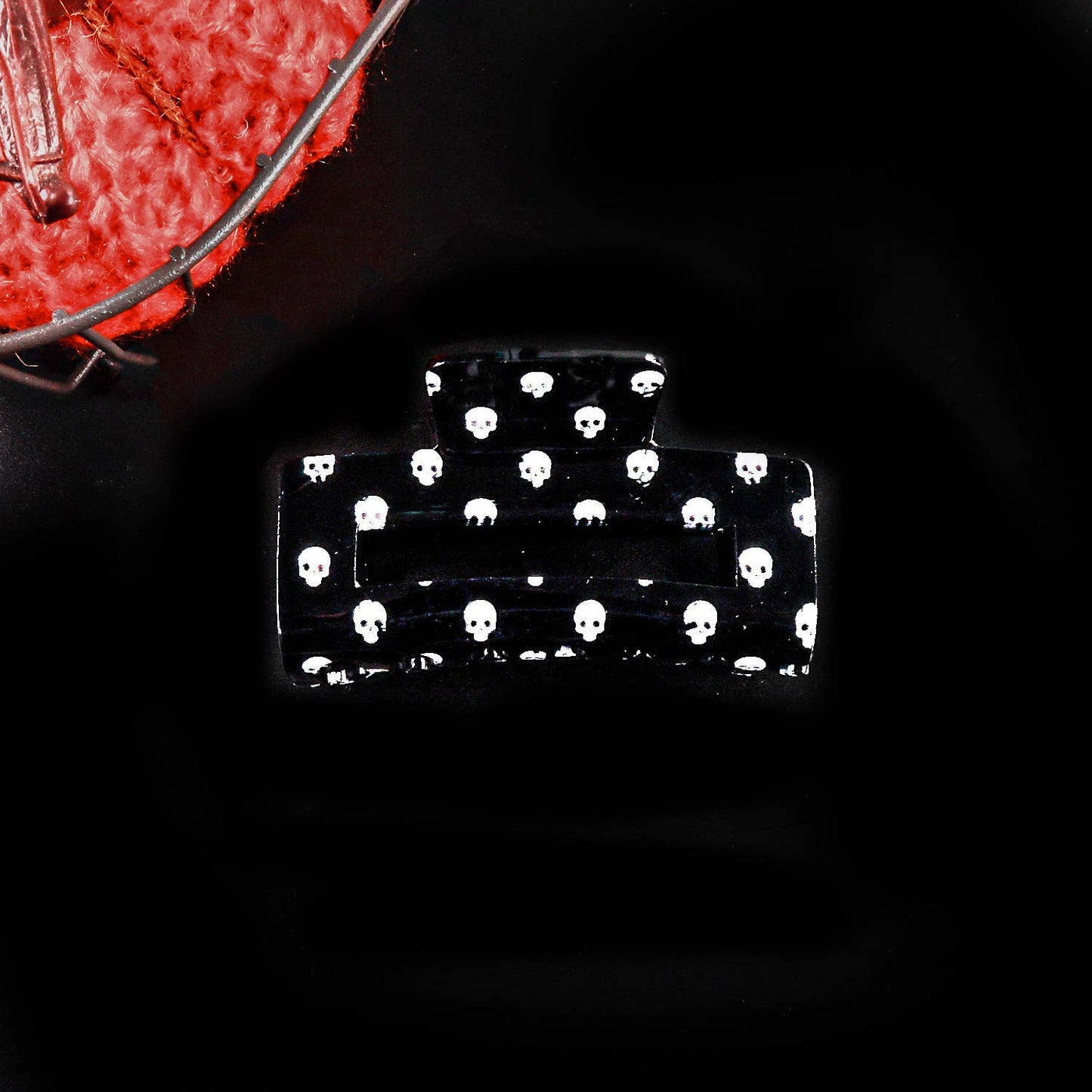 HALLOWEEN GHOST RECTANGULAR HAIRPIN