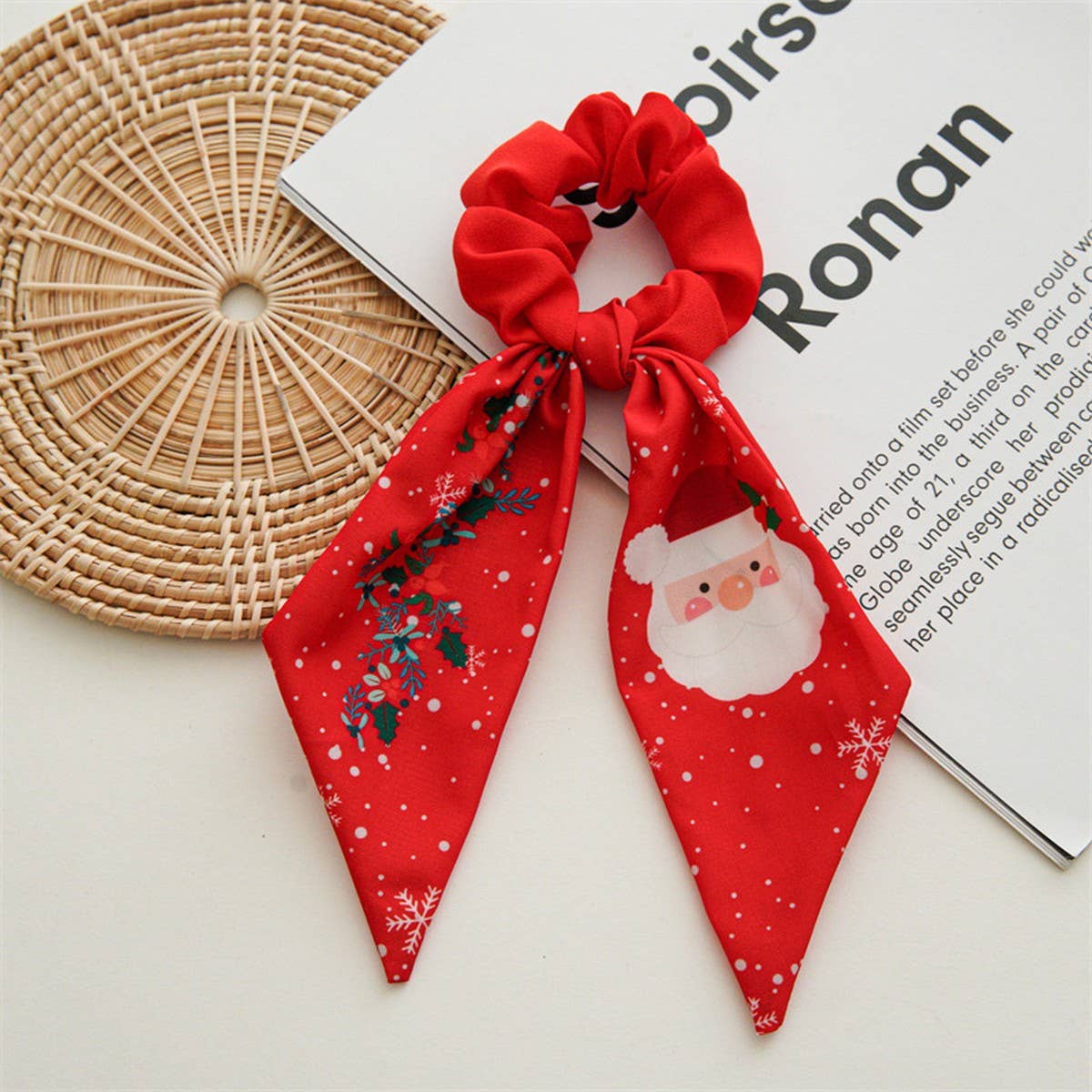 CHRISTMAS HAIRBAND CLOTH RING HAIR ACCESSORIES