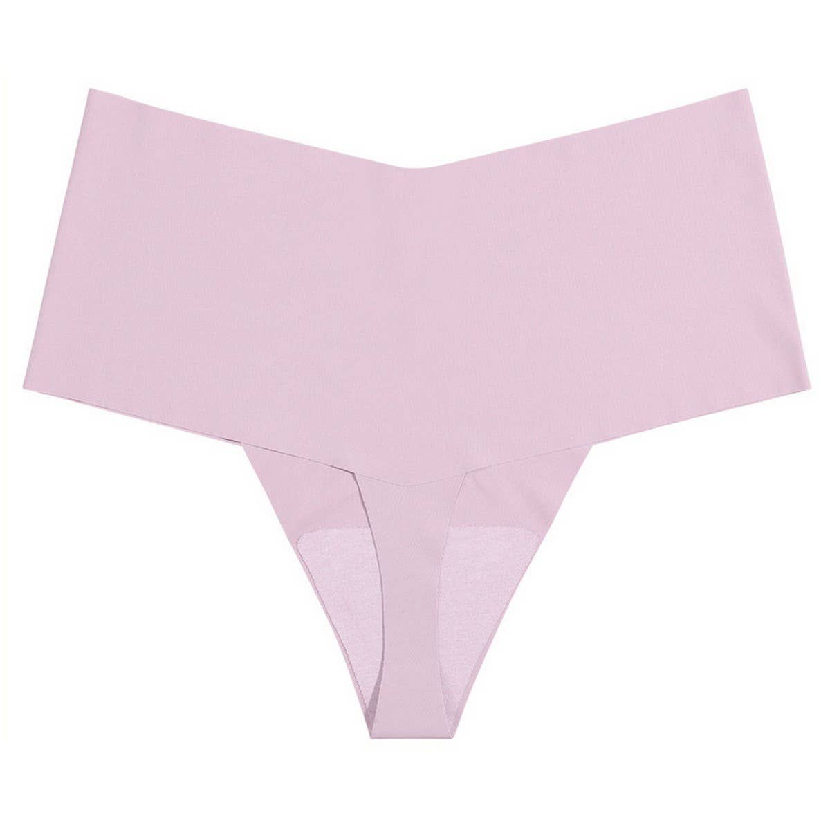 HIGH WAISTED LARGE SIZE SEAMLESS ICE SILK THONG