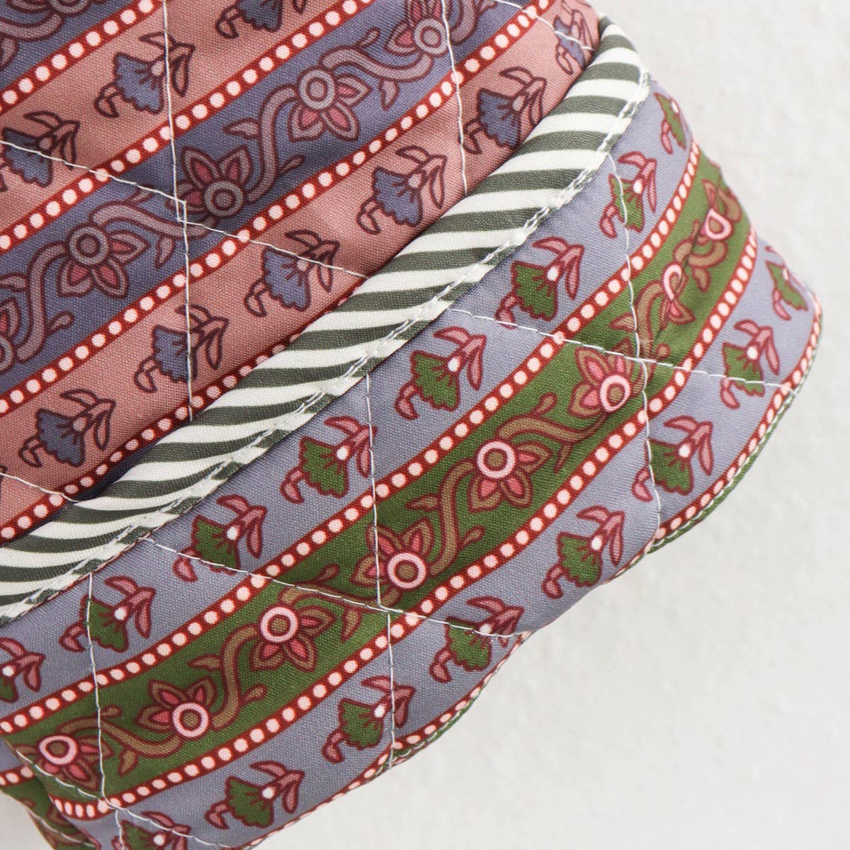 DOUBLE SIDED WEARABLE PRINTED QUILTED JACKET