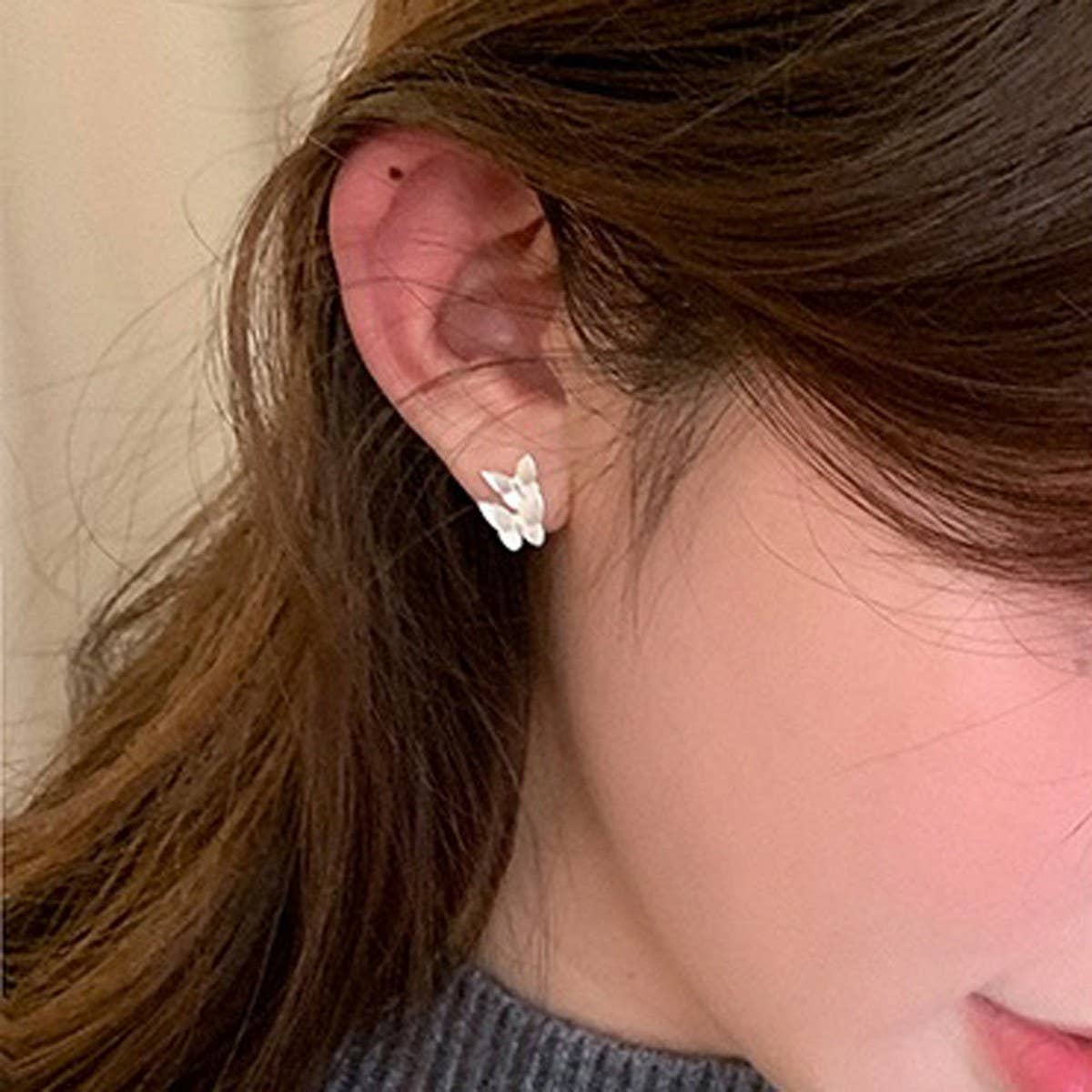 NEW HIGH-END DOUBLE BUTTERFLY EARRINGS FOR WOMEN