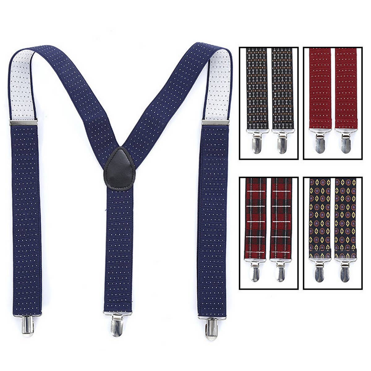 ANTI-SLIP THREE-CLIP SUSPENDER CLIP_CWMM1101