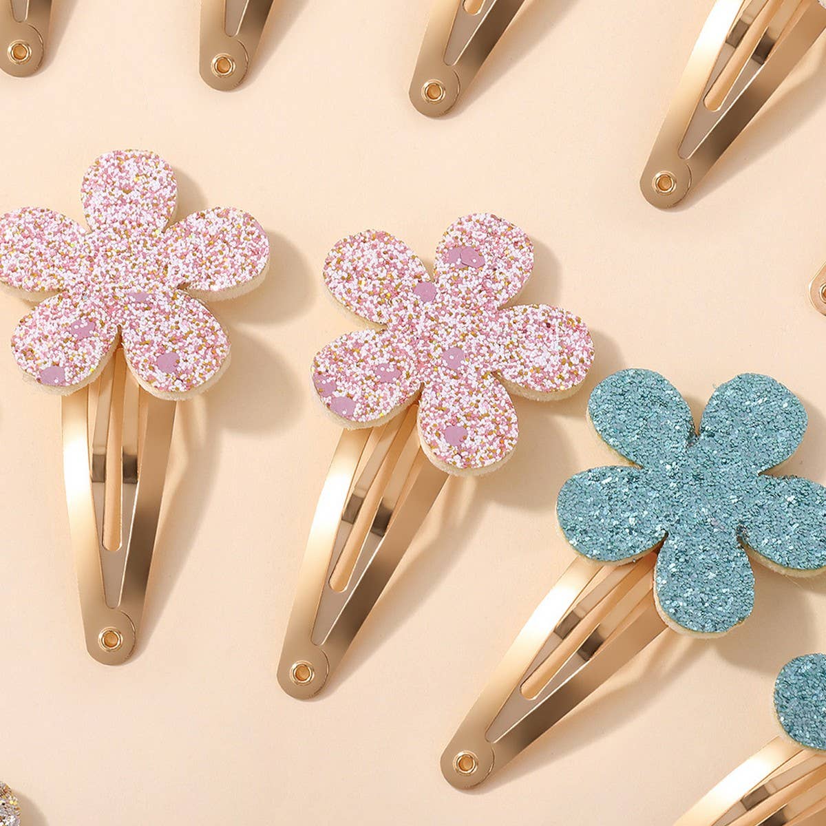 Glitter Flower BB Clip for Kids ? Baby Hairpin