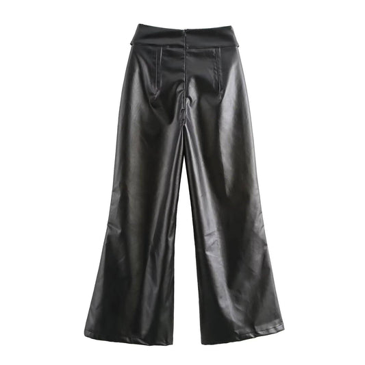 PERSONALIZED HIGH-WAISTED FLOOR-LENGTH PANTS