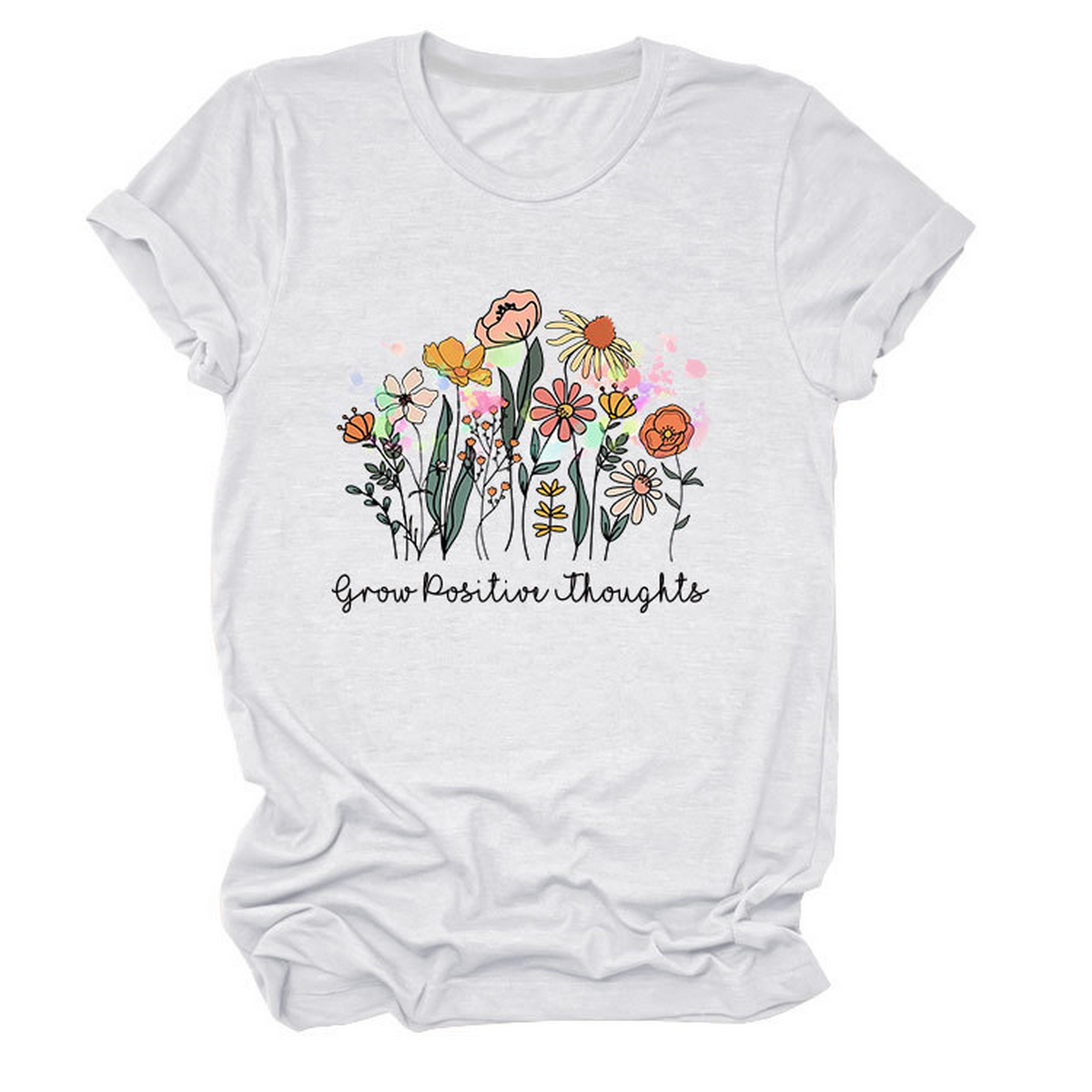 Women??¢s Casual Crew Neck T-Shirt, Soft Fit_CWTTS1488