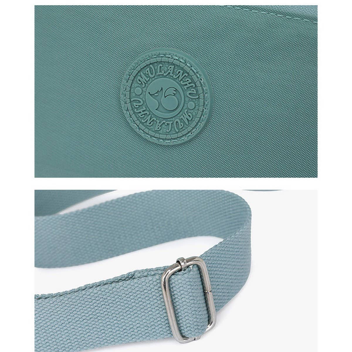 LIGHTWEIGHT NYLON MULTI-LAYER SHOULDER BAG