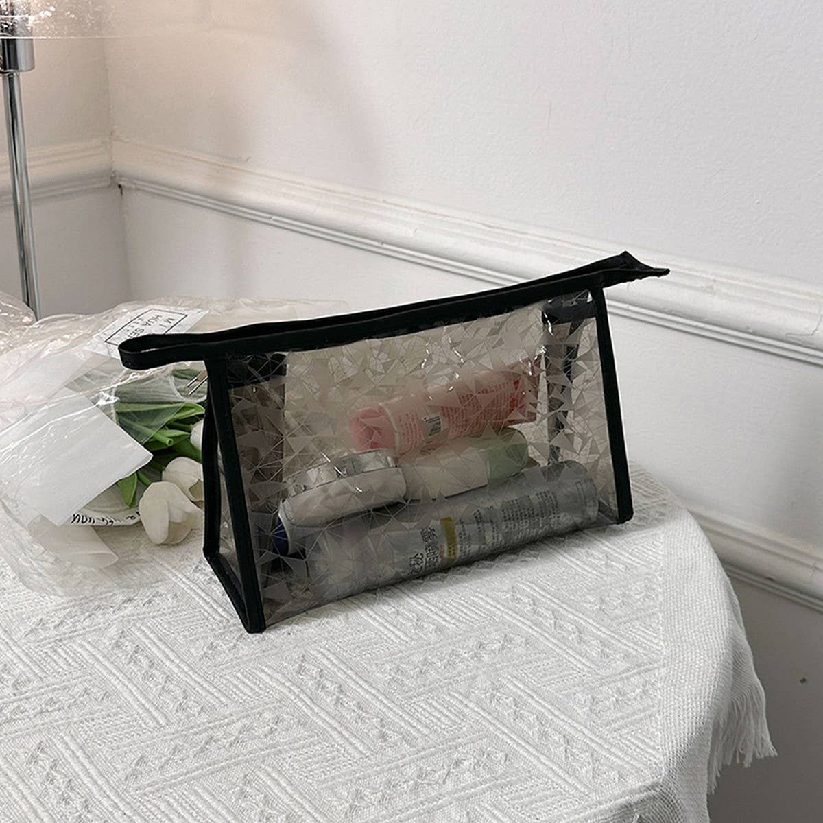 NEW PVC TRANSPARENT PORTABLE COSMETIC BAG_CWAB4443