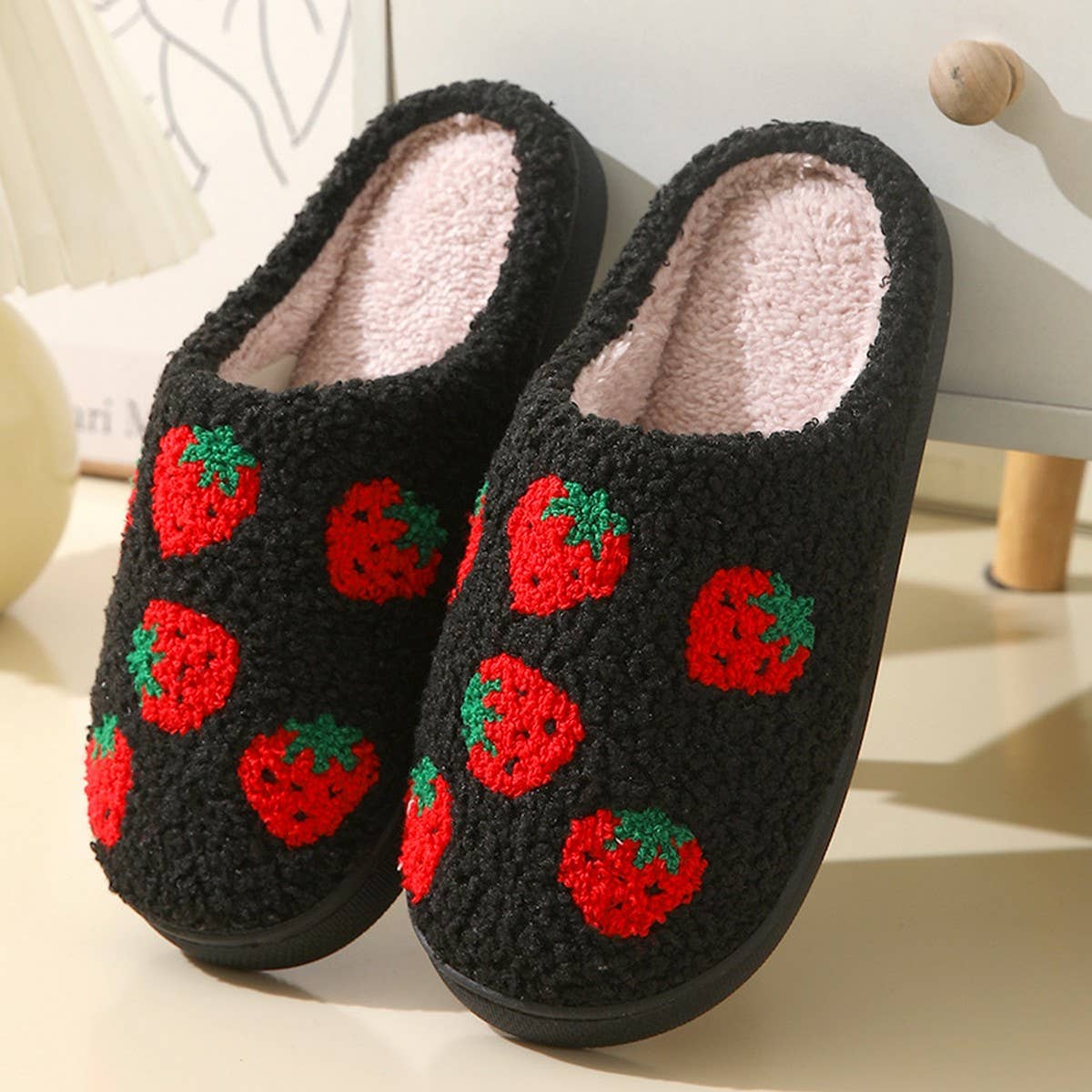 CUTE CARTOON FRUIT PREPPY SLIPPERS