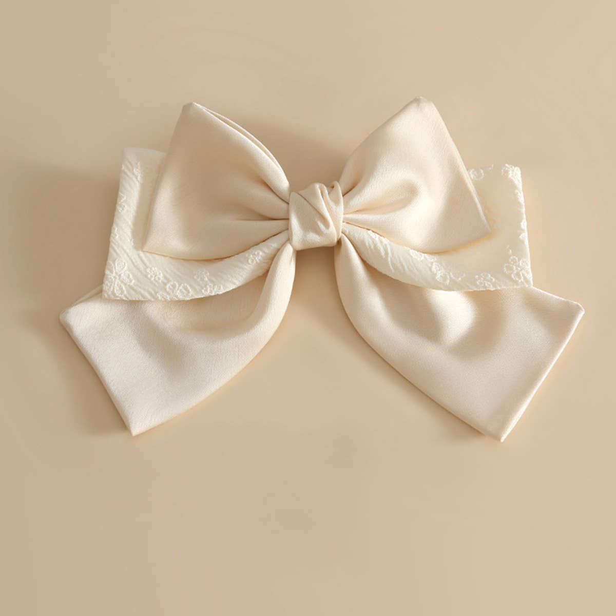 SIMPLE AND HIGH-END BIG BOW HAIRPIN