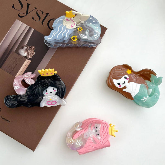 Fairy Tale Mermaid Acetate Claw??œStar Ocean Hairpin_CWAHA5906