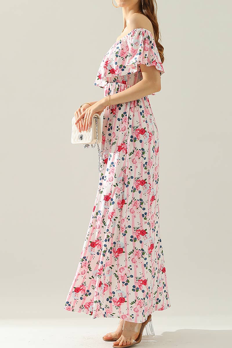 CWDMD541_OFF THE SHOULDER LAYERED MAXI DRESS