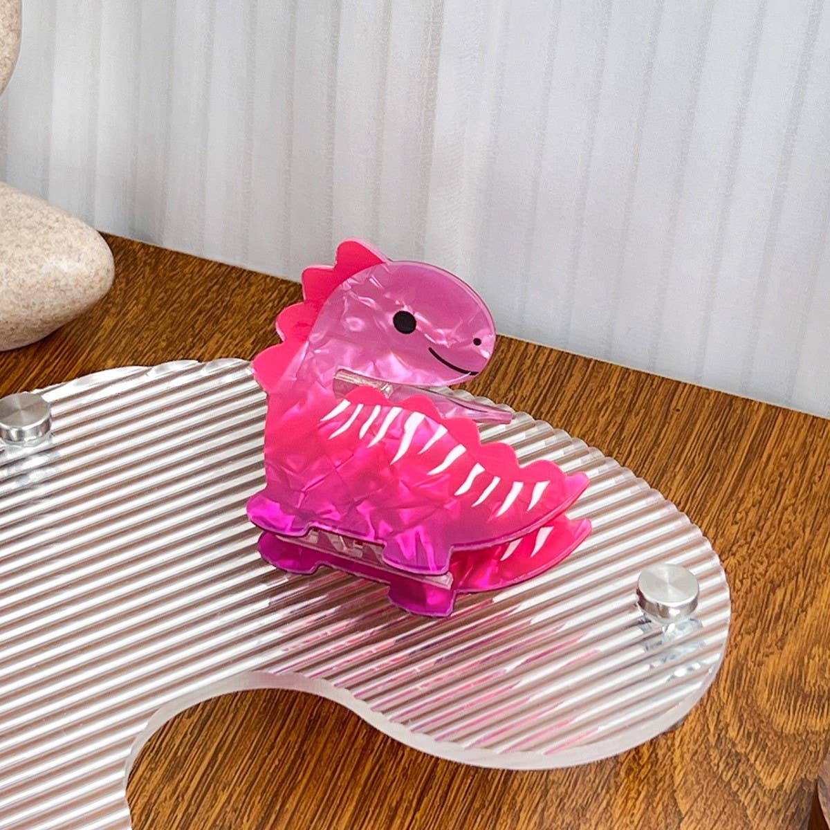 Acrylic Dinosaur Hair Claw - Cute Fun Shark Clip_CWAHA2072