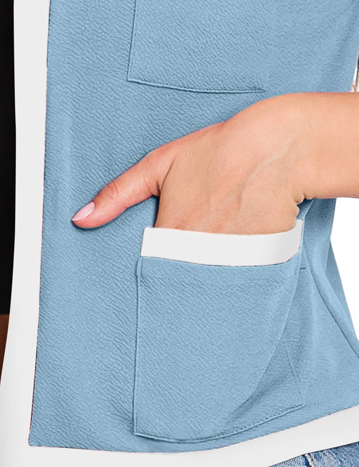 CWOBL103_3/4 Sleeve Bolero Open Front Cardigan