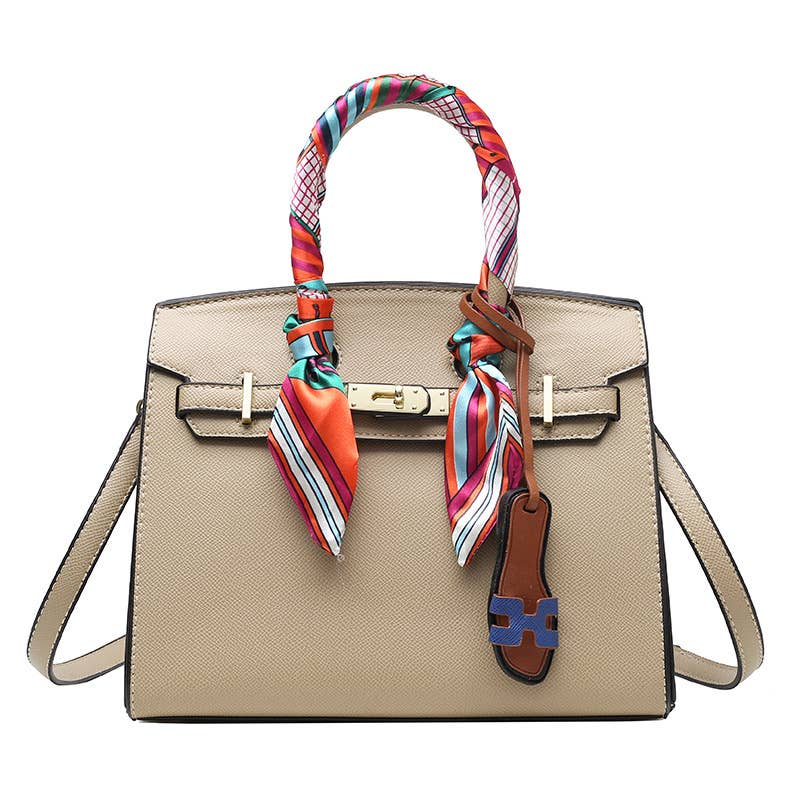 Retro large-capacity hand-held crossbody bag