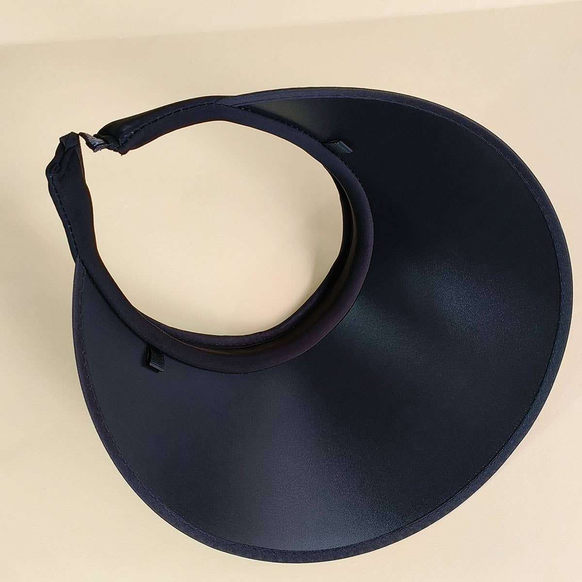 TWO TONE STRAW VISOR HAT_CWAH0467