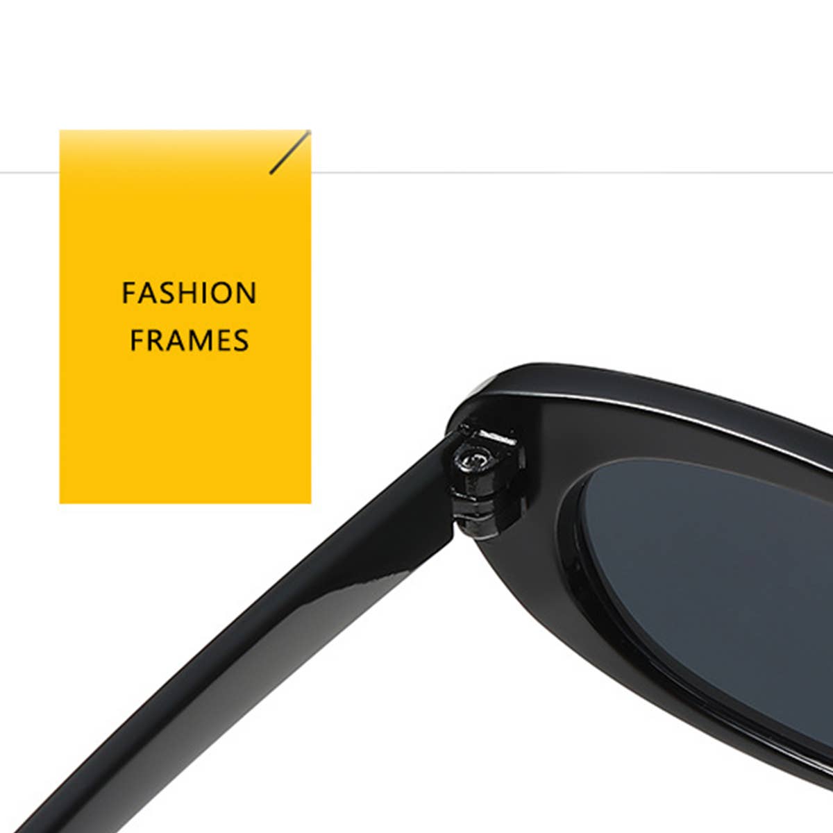 WOMEN NARROW FRAME RETRO OVAL SUNGLASSES