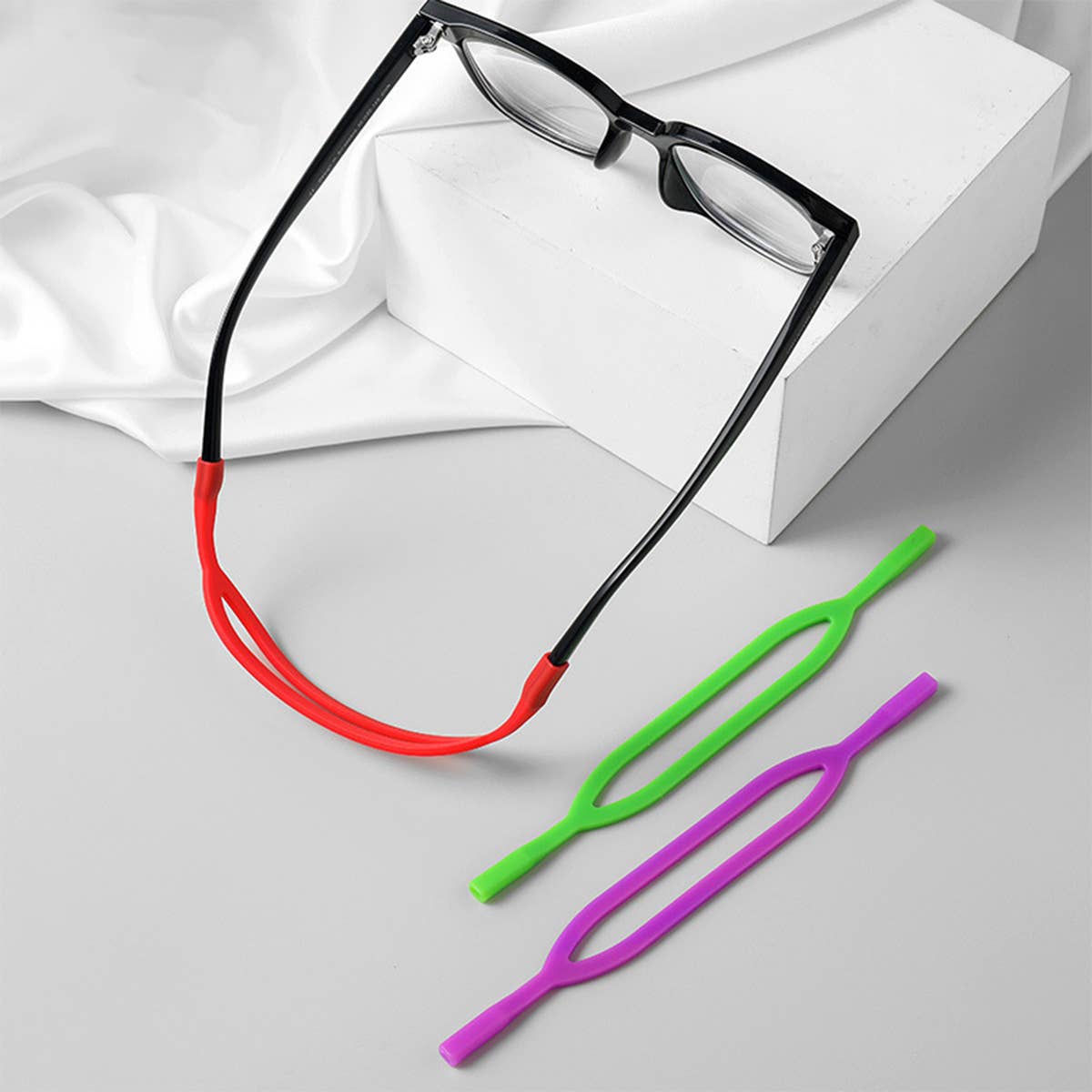 SOLID COLOR SIMPLE SPORTS ANTI SLIP GLASSES CORD_CWMM0536