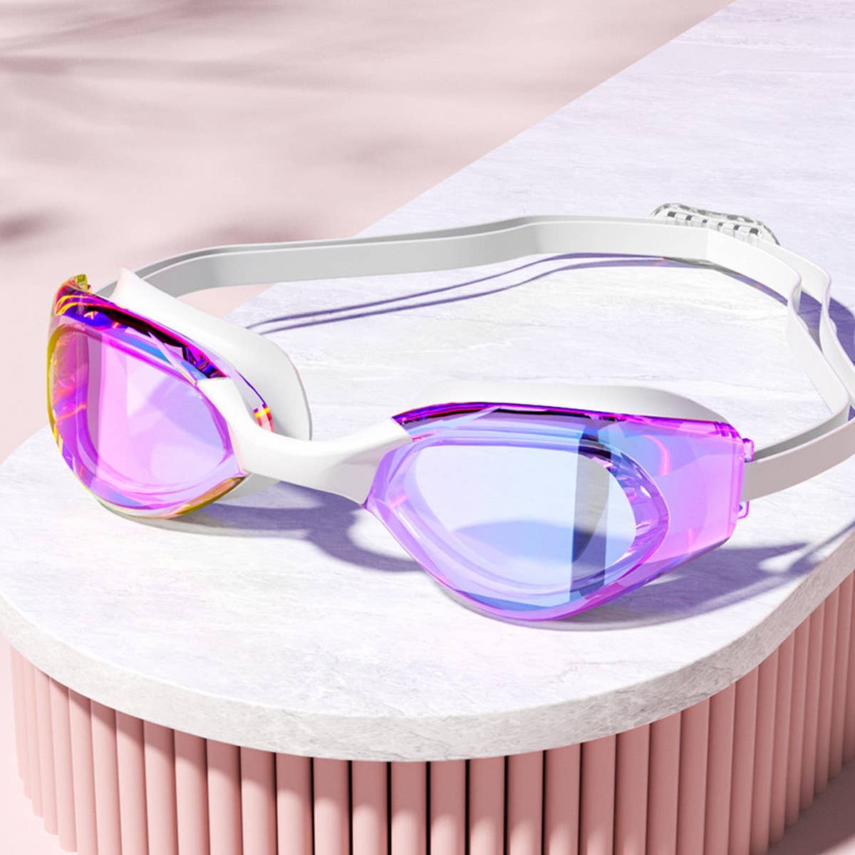 Pro Anti-Fog Swim Goggles for Adults ??œRacing Style_CWMM6637