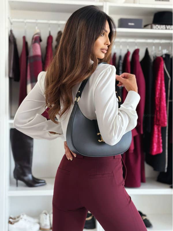 SOLID COLOR SINGLE BREASTED LONG SLEEVE SHIRT