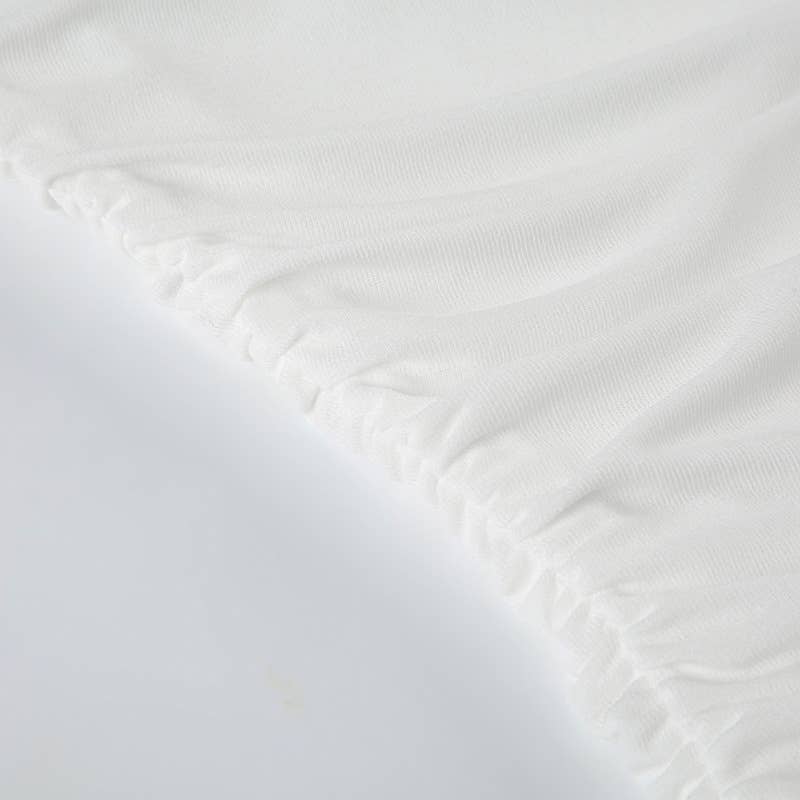 Sexy strapless double stretch irregular dress