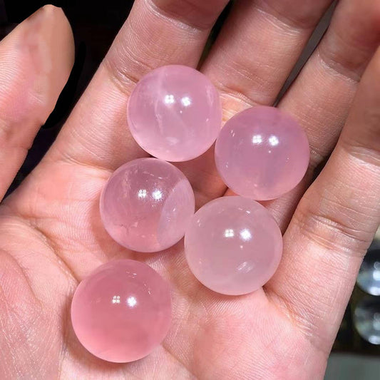 Natural Rose Quartz Crystal Ball