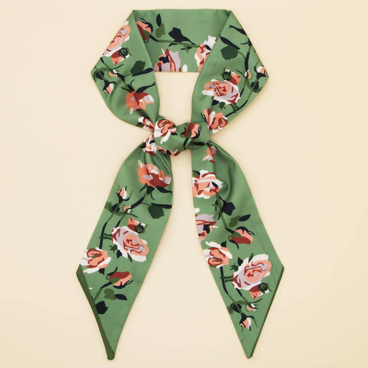 Skinny Silk Feel Scarf ??Hair, Bag, Gift Ribbon_CWASC0082