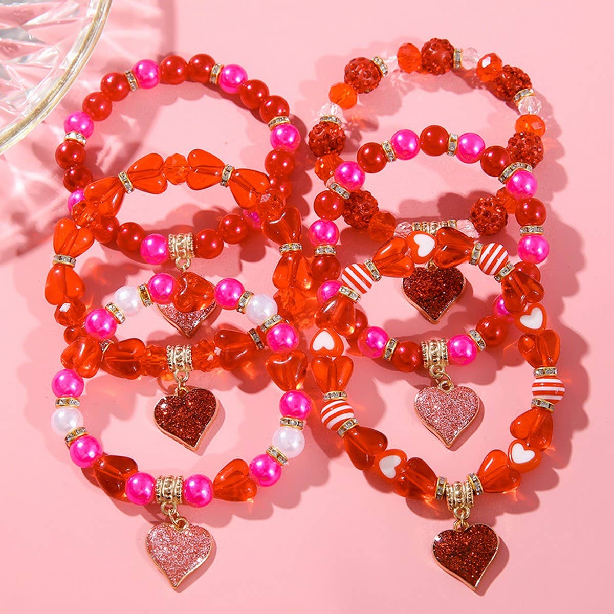 LOVE LOVE LOVE FRIENDSHIP GIFT HANDMADE BRACELET