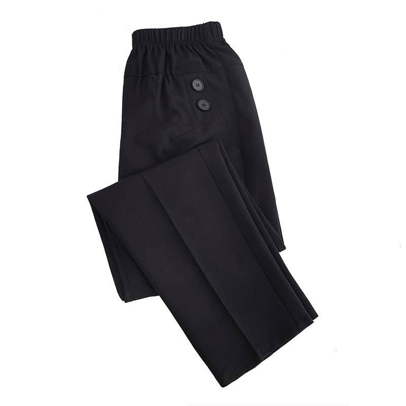 PROFESSIONAL THIN HIGH-WAISTED SLACKS