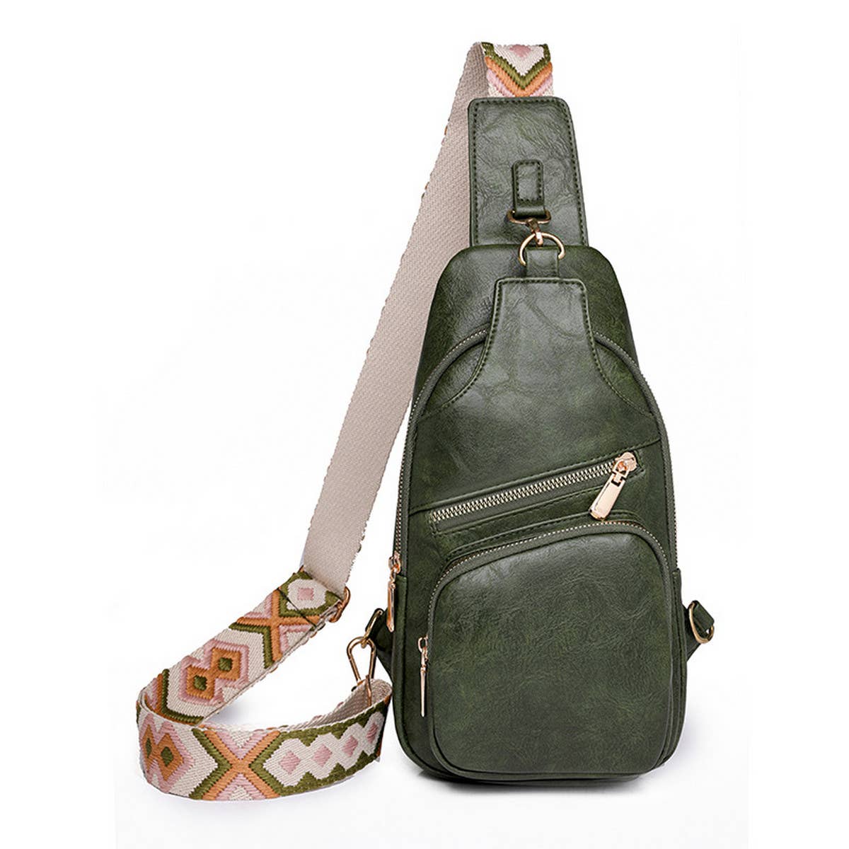 OUTDOOR SPORTS SOLID COLOR MESSENGER BAG CHEST BAG_CWAB2703