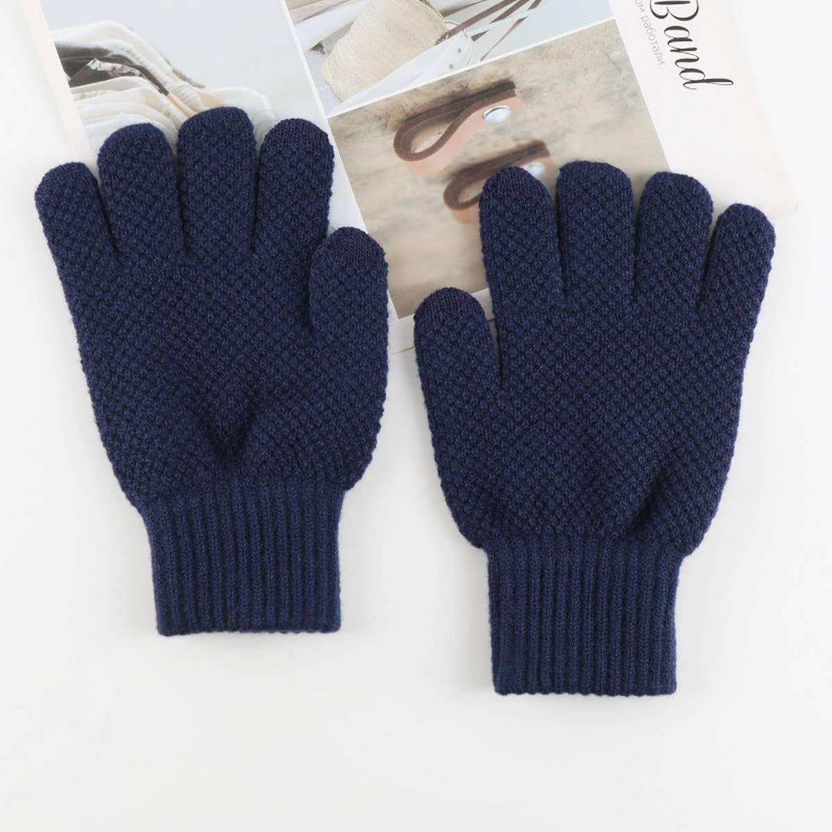 NEW MEN'S COLD-PROOF KNITTED TOUCHSCREEN GLOVES_CWAG0395