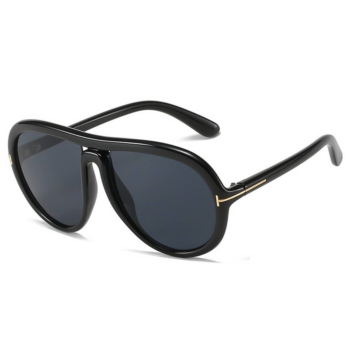 T-SHAPED SUNGLASSES RETRO LARGE FRAME SUNGLASSES