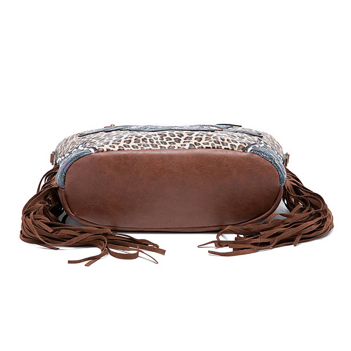 VINTAGE HAND-WOVEN FLOW BEARD SHOULDER BAG_CWAB2600