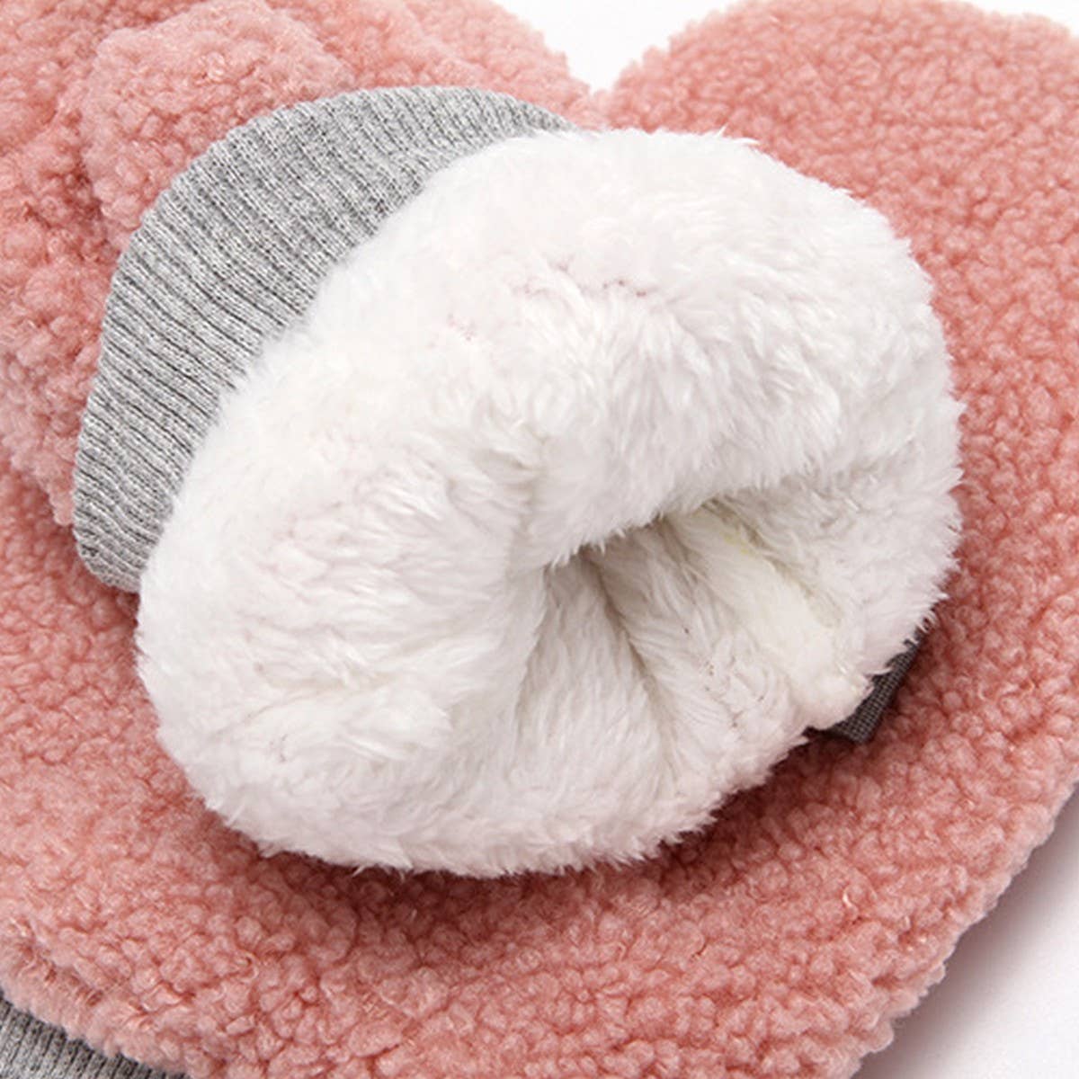 WINTER WARM KNITTED RABBIT FUR GLOVES FOR WOMEN_CWAG0263