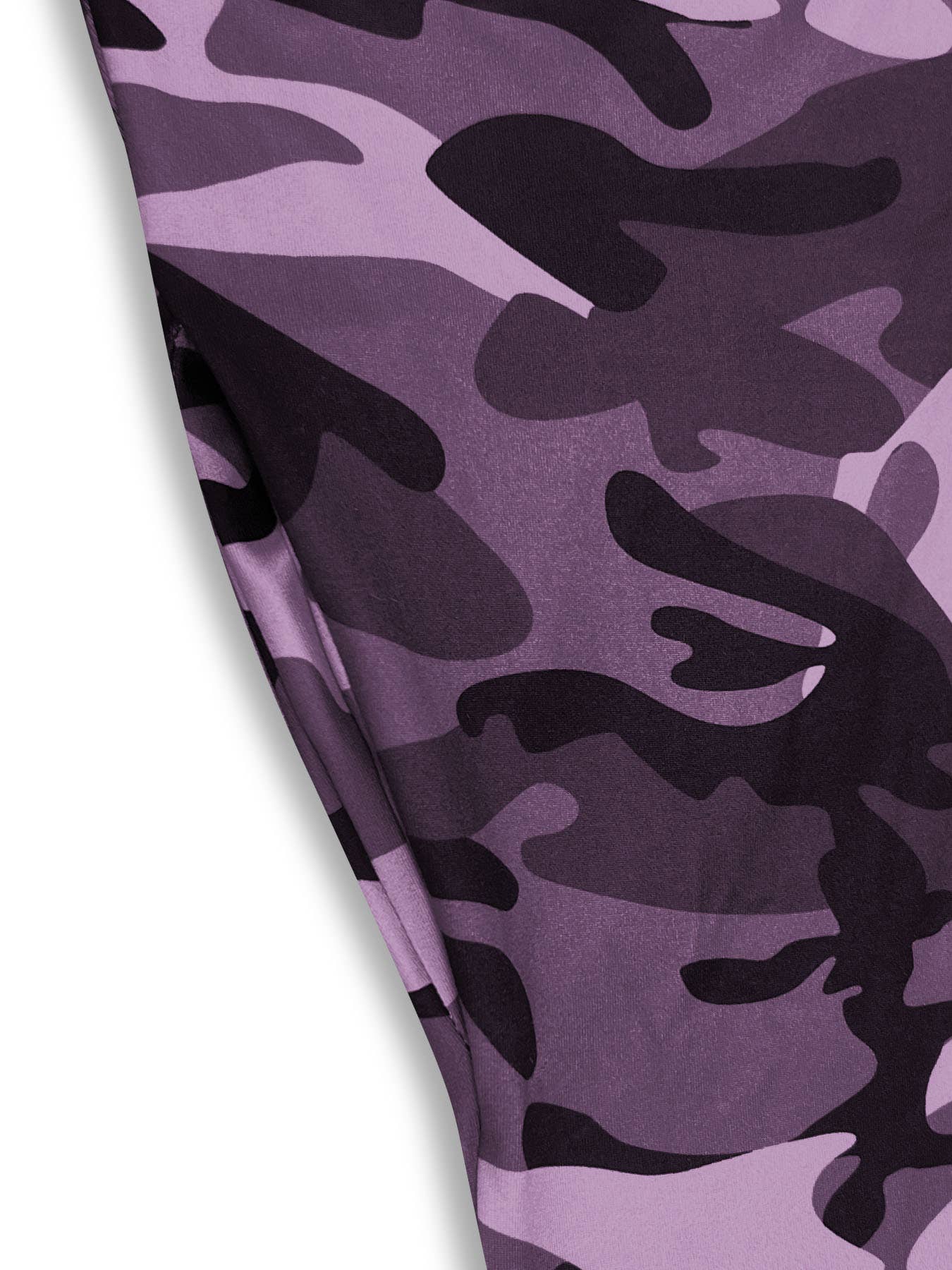 Long loose camouflage printed dress