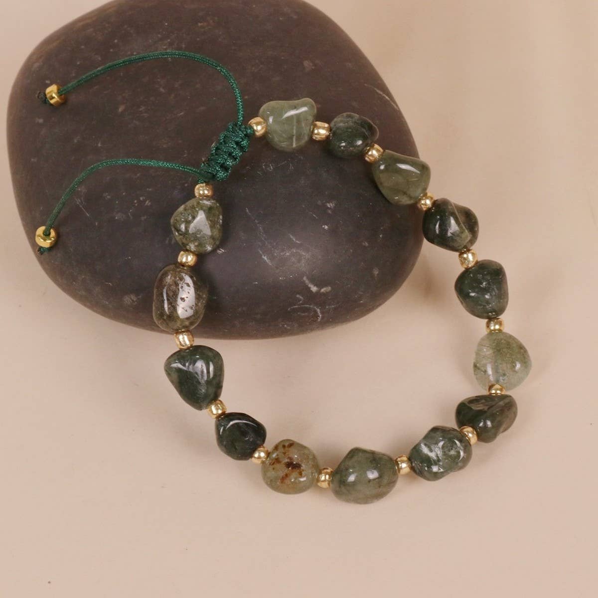 SHAPED CRYSTAL YOGA FRIENDSHIP BRAIDED BRACELET