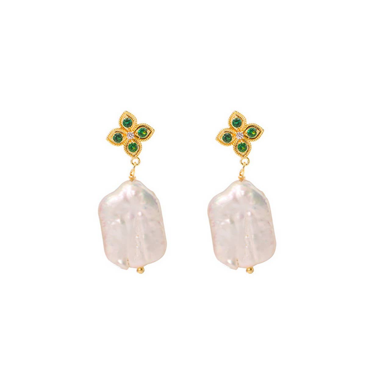 NEW NATURAL FRESHWATER PEARL EARRINGS FOR WOMEN