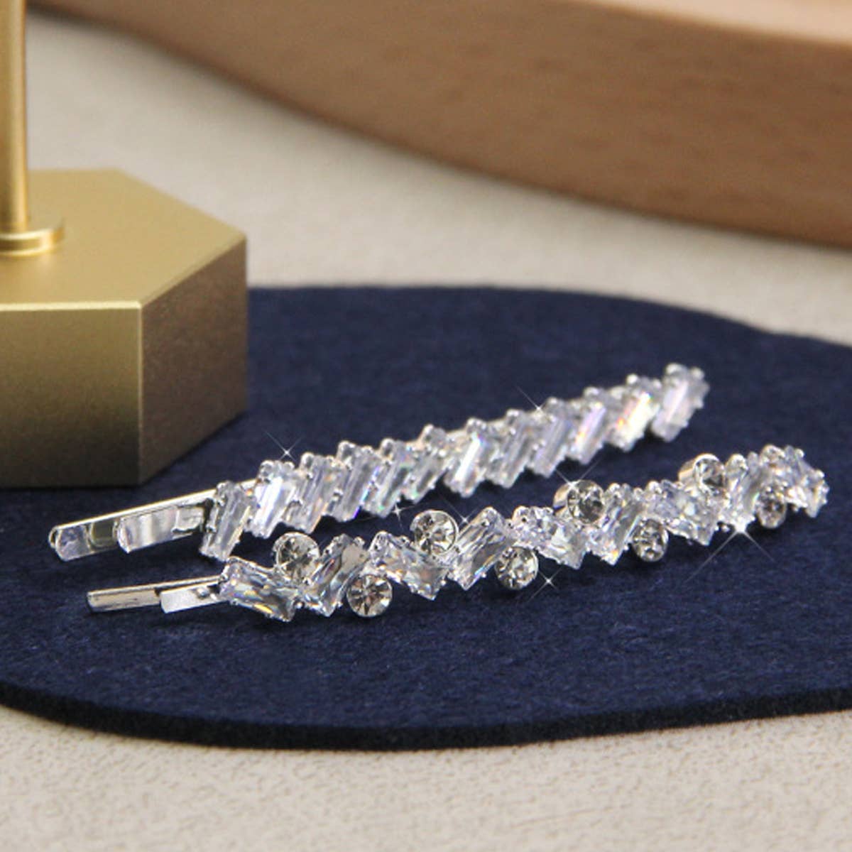 SPARKLING ZIRCON HAIR PIN EXQUISITE HAIR ACCESSORY_CWAHA1210