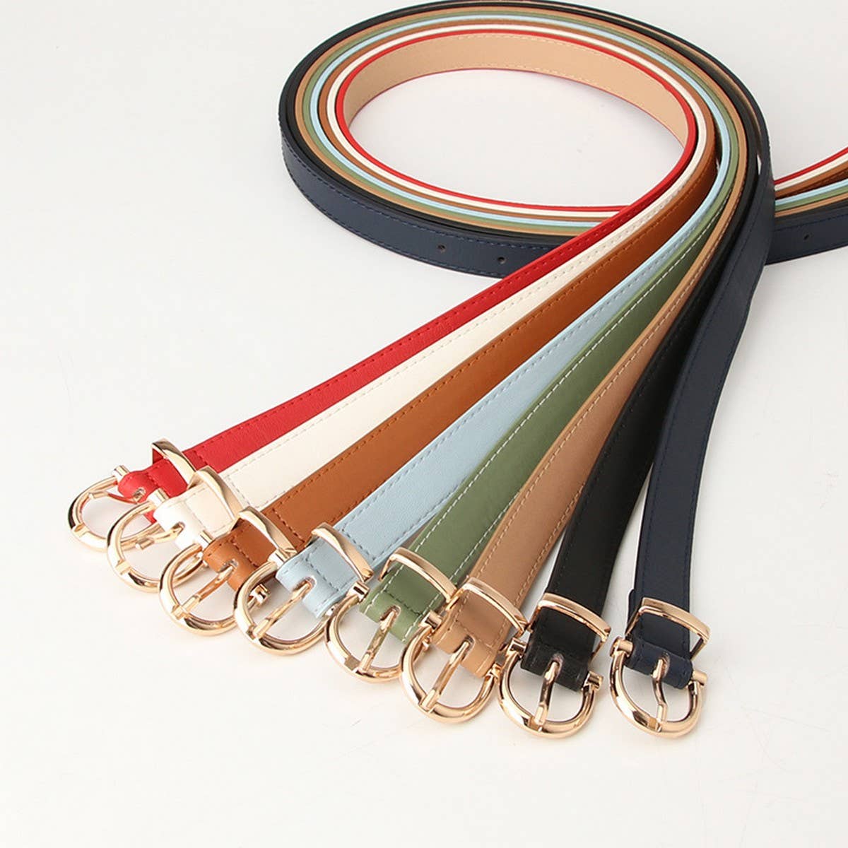 CLASSIC SIMPLE THIN BELTS FOR CLOTHING MATCHING_CWABE0392