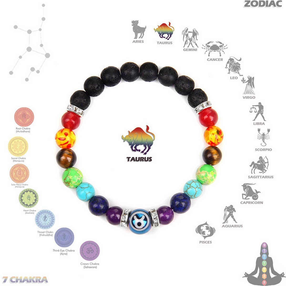 CWAJE3877_TWELVE CONSTELLATIONS COLORFUL BEADS BRACELET