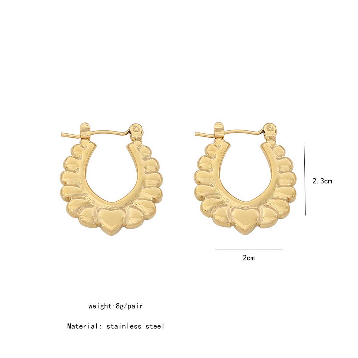 GEOMETRIC PERSONALITY IRREGULAR EARRINGS_CWAHA0876