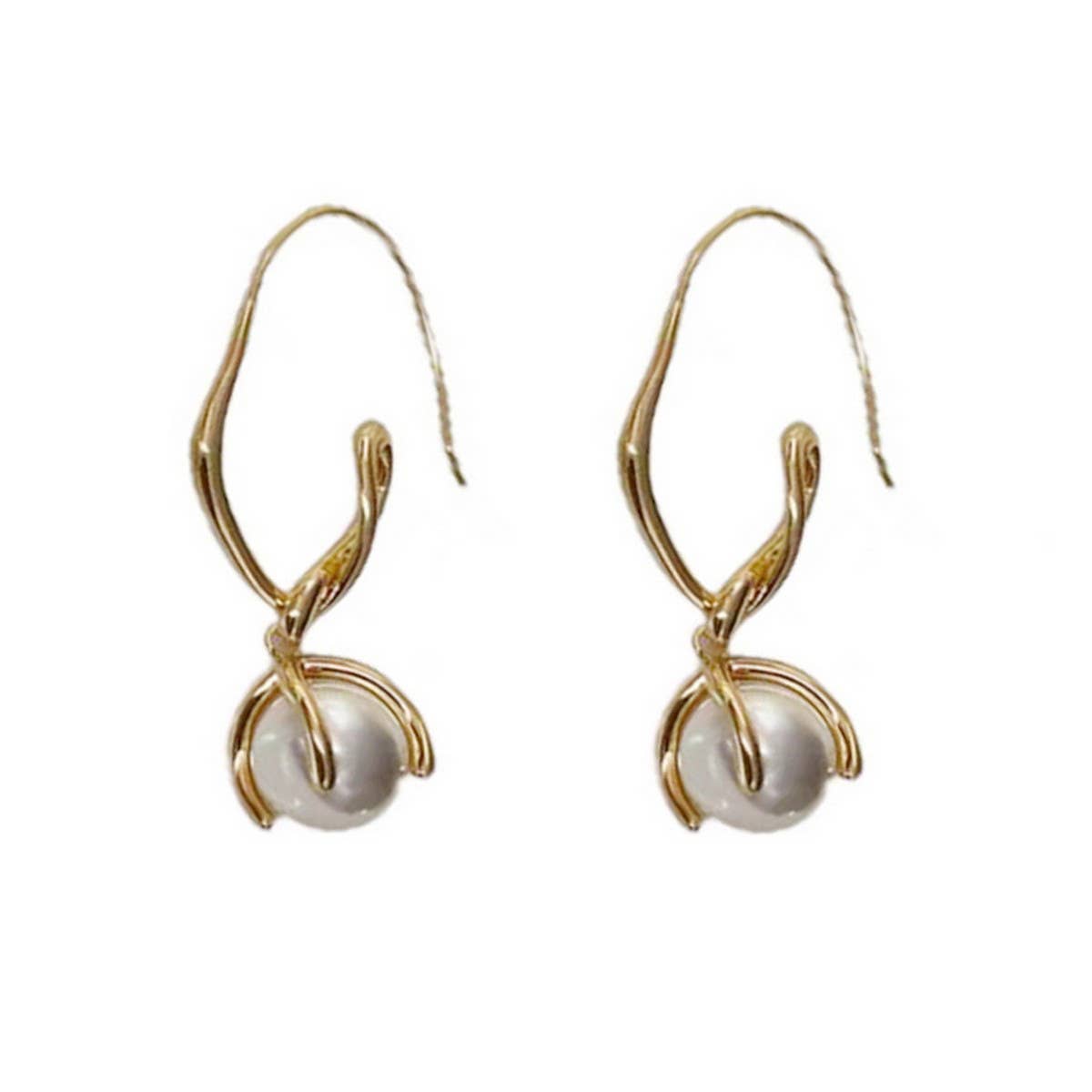 FRENCH NICHE HIGH-END PEARL EARRINGS