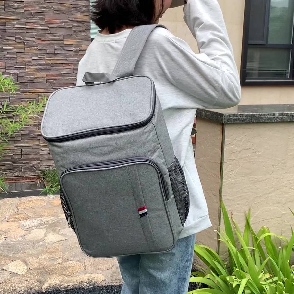 Large Insulated Picnic Cooler Backpack, Leakproof_CWAB5442