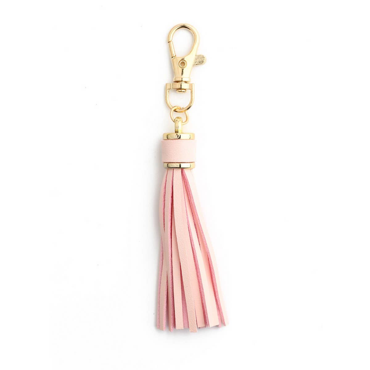 Leather Fringe Keychain, PU Tassel Bag Charm_CWAB5008