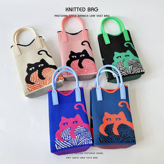 KNITTED PORTABLE SHOULDER CROSSBODY BAG_CWAB1510