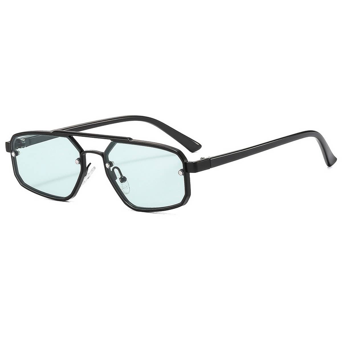 Retro Double Bridge Metal Sunglasses Unisex_CWASG1168