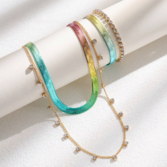 SUMMER HOT-SELLING GRADIENT STACKING NECKLACE SET_CWAJE2928