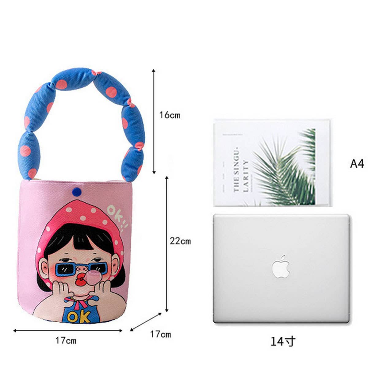Cozy Padded Cartoon Handbag ? Kids Gift_CWAB5591